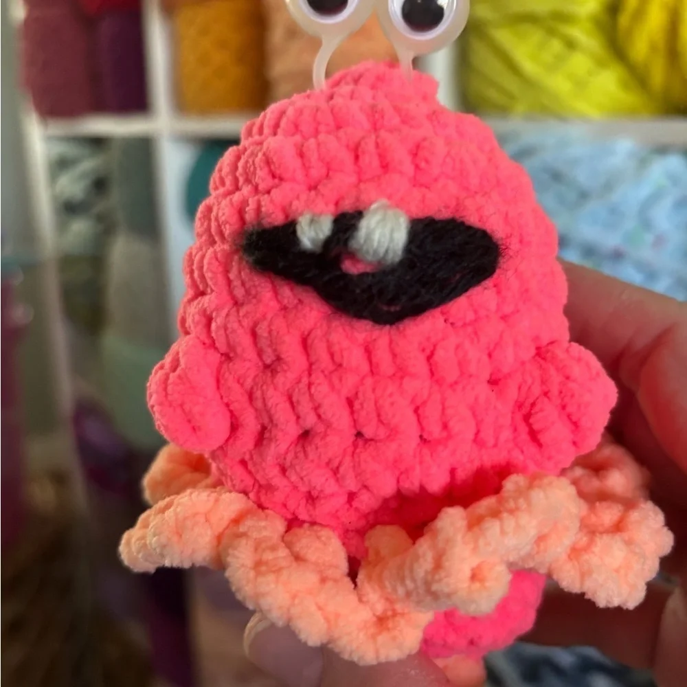 handmade Crochet pocket monster toy